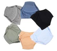 YARNOW 6pcs Training Pants for Boys Cotton Breathable Easy to Put and Take for Everyday Use