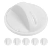 YARNOW 6pcs Universal Washing Machine Timer Control Knob Selector Switch Knobs White Plastic Ps Easy Operation Multifunctional Design for Homes and Offices