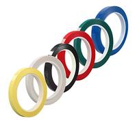 YARNOW 6pcs Violin and Cello Fingerboard Tape Stickers Colored Finger Position Practice Trainer Violin Accessories for Beginners with White, Red, Green, Black, Blue, and Light Yellow