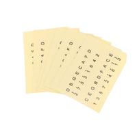 YARNOW 6pcs Yellow Scale Stickers for Thumb Piano Music Note Stickers for Beginner Piano Decor