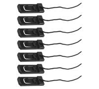 YARNOW 7pcs Sup Center Fin Clamp Replacement Clip for Paddle Boards Black | PVC and Nylon Build, for Touring Excursions and Calm Lakes, Wide Fit with Lower Drag