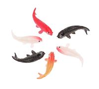 YARNOW 8-Piece Miniature Goldfish Figures Set, Realistic Koi Carp Model for Dollhouse Accessories, Decoration for Micro Landscapes, Terrariums and Fairy Gardens, Fish Craft Decoration