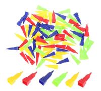 YARNOW 80pcs Board Game Building Pieces Replacement for Victory Game Tokens for Adults and Teens Enhances Logic Imagination and Color Recognition Skills