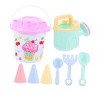 YARNOW 8pcs Beach Bucket Set Lightweight Mini Sand Buckets for High-grade Material