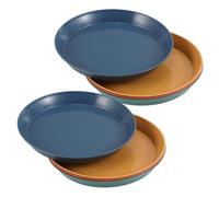 YARNOW 8PCS Cat Food Bowls Whiskers Friendly Shallow Plates for Small Pets Round Dishes for Kittens Puppies Easy to Clean for Food Water