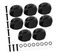 YARNOW 8pcs Metal Button Head Tuner Handles for Acoustic Guitar Pegs Guitar Tuning Peg Buttons Replacement for String Tuning