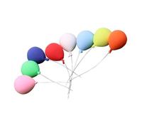 YARNOW 8Pcs Miniature Clay Balloons for Dollhouse Decor Cute Mini Balloons for DIY Mini House Scenes Photo Props for Creative Displays Charming Accessories for Miniature Settings