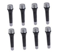 YARNOW 8Pcs Plastic Microphone Candy Colors Party Performance Musical Props for Halloween Costume Bar Show Lightweight Portable Random Color