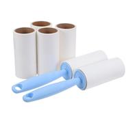 YARNOW 8Pcs Refillable Lint Roller Set with Strong Adhesive for Clothes, Pet Hair, Cat and - Portable Mini Sticky Roller for Travel, Car Carpet, Couch Hair Remover