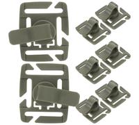 YARNOW 8pcs Rotating Hydration Bladder Tube Clips for Outdoor Backpack Water Bladder Hose Clamp Military ° Swivel Clamp for Hiking Camping Accessories