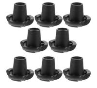 YARNOW 8pcs Shock-Absorbing Rubber Walking Stick Tips Non-Slip Hiking Pole End Caps for Crutches Quick-fit Trekking Pole Protectors Easy Install Anti-Fatigue Feet Pads for Outdoor Trails