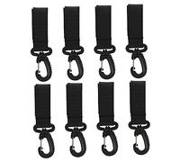 YARNOW 8Pcs Stroller Hooks Organizer Clips Convenient Accessories for Shopping Bags Diaper Bags and Gear Essential Pram Hooks for Your Hands for Parenting
