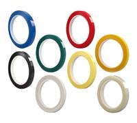 YARNOW 8pcs Violin Fretboard Fingerboard Tapes Multi-color Self-adhesive Stickers for Beginners Cello Violin Musical Instrument Finger Guide Decals