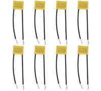 YARNOW 8pcs Wire-enclosed Safety Capacitors Plastic Casing with Flexible Wire for Industrial Electrical Equipment Compliance and Leakage Testing