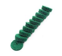 YARNOW 90pcs Piano Felt Washers for Keyboard Repair Green Piano Accessories Balancing Punchings Standard for Key Leveling and Sound Enhancement