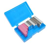 YARNOW 9pcs Density Experiment Block Set Aluminum Iron Plastic Cuboid Group for Educational Density Investigation Storage Case Included for Teaching Hobbies Random Color