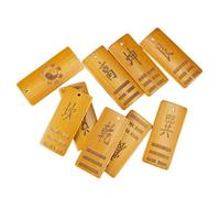 YARNOW 9Pcs Divination Tool Feng Shui Bagua Cards Spiritual Office Ornament Compact Metaphysical Board for Worship and Daily Divination for Friends and Family