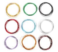 YARNOW 9Roll Aluminum Training Wire: Bonsai Aluminum Wire Bonsai Tool Kit for Artists and Beginners Gardening Branch Fixing Horticulture Landscape 5m