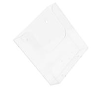 YARNOW A4 Hanging File Organizer Wall Mounted Acrylic Document Holder with Multi-Functional Use for Office and Study Room Random Style