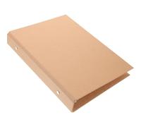 YARNOW A5 Kraft Paper Binder Shell for Sheets Music and Notes | Beige Finish, Secure Ring Closure, Smooth Dirt-resistant Surface, for Teachers and Office Workers