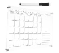 YARNOW Acrylic Calendar Wall Planner Practical Weekly Planning Board Chic Lightweight Environmental Protection for Office and Shop Random Color