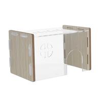 YARNOW Acrylic Hamster Hideout Small Nest Breathable Hamster House Hide Shelter for Small Animals Habitat and Cage Accessory