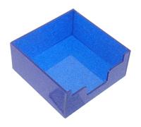 YARNOW Acrylic Notepad Dispenser Organizer: Glitter Pads Memo Holder for School Classroom - 3.9x3.9in Office Desk Organizer Aesthetic Supplies, Blue