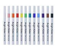 YARNOW Acrylic Paint Marker Pens Plastic Paint Pens 12pcs for Creative Projects, Safe and Comfortable to Hold with Beautiful Coloring Effect, for Beginners and Professionals
