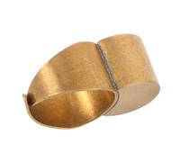 YARNOW Adjustable Copper Dulcimer Playing Accessory Sliding Finger Ring for Beginners, Comfortable Traditional Music Practice Tool with Smooth Sliding Design