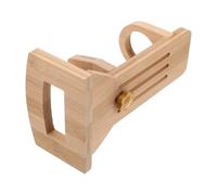 YARNOW Adjustable Decorative Waterer Holder for Hamster and Small Animals Made of Bamboo with Easy Installation Suitable for Cage Use and Pet House Decoration
