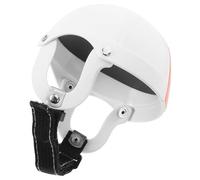 YARNOW Adjustable Dog Helmet for Driving and Outdoor Use Small to Medium Breeds Safety Hard Hat with Ear Holes Reflective Olive Football Cap Design for Riding and Walking