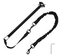 YARNOW Adjustable Dog Leash for Bike Riding with Removable Traction Rope, Tear-Resistant Pet Walking Leash for Safe Outdoor Exercise and Puppy Training