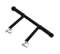 YARNOW Adjustable Height Stroller Handle Extender with Ergonomic Slip Grip for Comfortable Parenting Lightweight Pushchair Bar Extension Black for Trolley