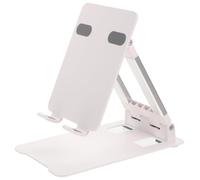YARNOW Adjustable Metal Tablet Holder Stand with Non-slip Silicone and Sturdy Aluminum Alloy, Multi-use Desk Cell Phone Holder Suitable for Video Recording and Library Use