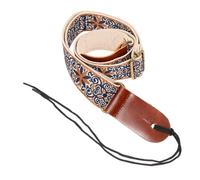 YARNOW Adjustable Ukulele Shoulder Strap for Comfortable Use with Nylon and Leather Material Suitable for Most Ukuleles for Family and Friends Playing Together