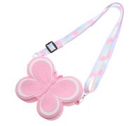 YARNOW Adorable Butterfly Silicone Coin Purse for Little Compact Crossbody Bag Wallet for Portable Small Pink Handbag Accessory for Daily Use