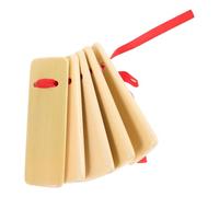 YARNOW Allegro Clapper Lightweight Kuaiban Chinese 5pcs Beginner Bamboo Percussion Instrument for Children and Elementary School Students Suitable for School and Stage Performance