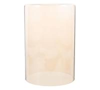 YARNOW Amber Cylinder Glass Lamp Shade Replacement for Decorative Pendant Lighting and Wall Sconces Seeded Texture for Bedroom and Living Room