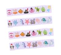 YARNOW Animal Mahjong Tiles Game for Players Beginner-friendly Matching Mahjong Blocks with Sea Animals Pattern Portable Holiday Party Gift for Adults