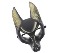 YARNOW Anubis Mask Egyptian God Costume Mask Halloween Cosplay Party Prop Decorative Plastic for Adults