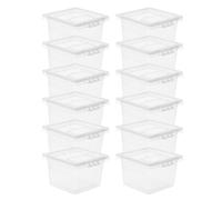 YARNOW Aquarium Breeding Tank 20pcs PP Plastic Reptile Enclosure Ventilation Holes for Corn Snakes and Small Turtles