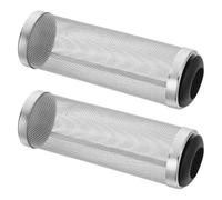 YARNOW Aquarium Filter Intake Covers and 2pcs Stainless Steel Fine Mesh Design Easy Installation, Fish Tank Intake Filter Guards Suitable for Tropical Fish Farms and Aquatic Environments