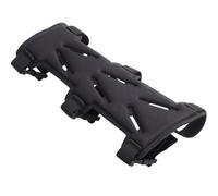 YARNOW Archery Armguard with Ergonomic Design for Comfortable Support and Skin-friendly Cloth Material Black Recurve Arm Guard Protective Gear for Archery Practice and Players