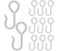 YARNOW Auto Seat Cover Fixing Hooks 50Pcs Sturdy Metal S-Hooks for Vehicle Seat Cushion Attachment