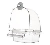 YARNOW Automatic Bird Feeder Bird Food Container Fixed to The Cage Sturdy Premium and Safe Pp Material Parrot Feeding