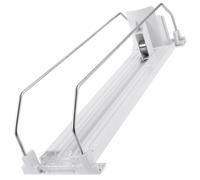 YARNOW Automatic Shelf Pusher for Bottles and Cans, White Abs Plastic Drink Dispenser with Smooth Movement to Keep Beverages at Forefront, for Supermarkets and Convenience Stores