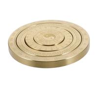 YARNOW Bagua Mini Compass Portable Feng Shui Decoration Metal Tai Chi Finger for Adults Mesmerizing Rotating Ornament for Positive Energy