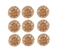 YARNOW Bamboo Bird Nest Household Parrot Nesting Parrot Accessory Safe Material Easy to Install