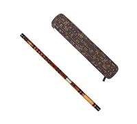 YARNOW Bamboo Flute Beginner for Adults and Boy Girl Traditional Antique Style Instrument Storage Box for Practicing and Learning