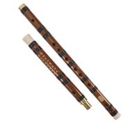 YARNOW Bamboo Flute for Beginners Key C Professional Musical Instrument with Velvet Bag Traditional Handcrafted Dizi for Learning and Performance